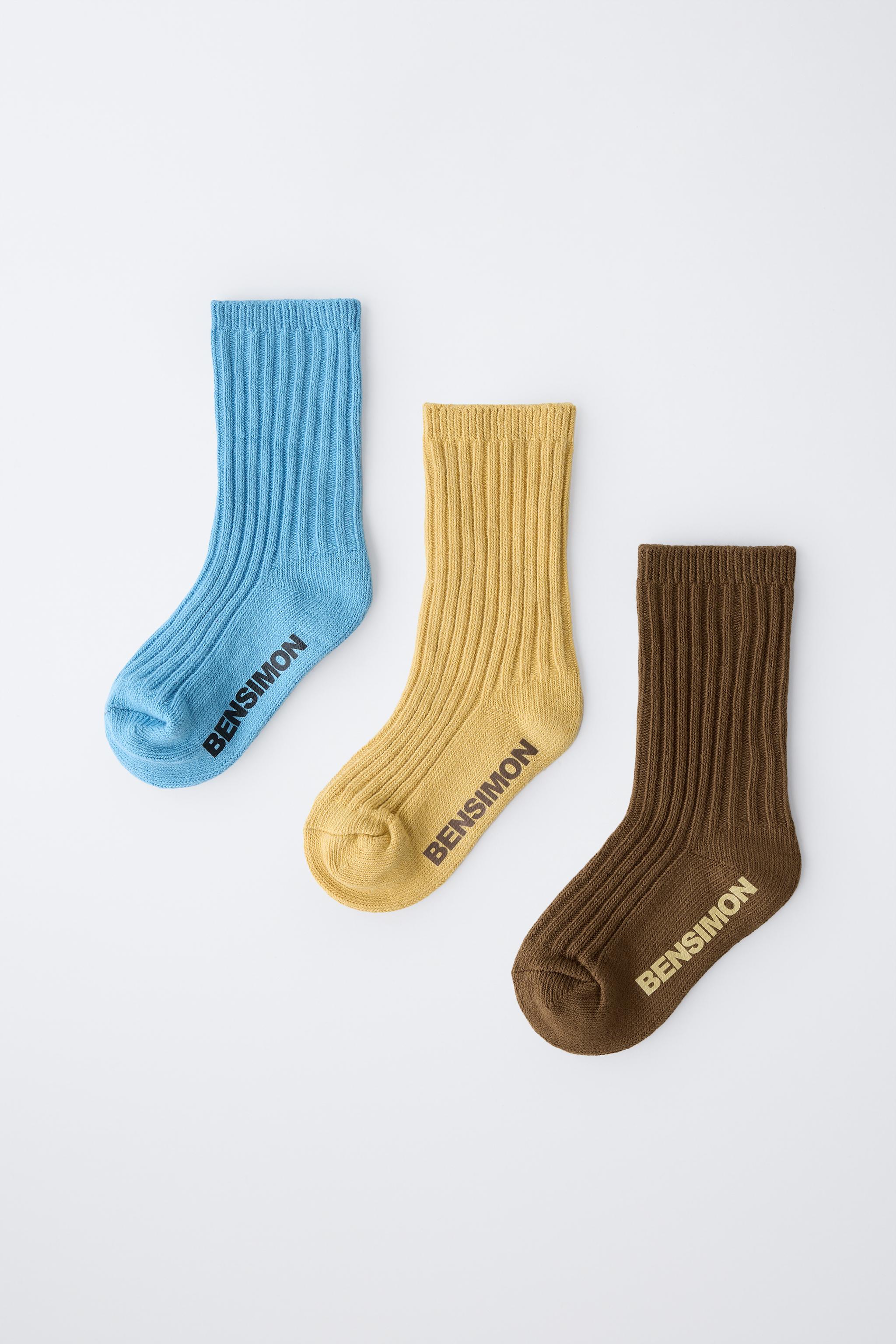 BENSIMON ® X ZARA PRINTED THREE-PACK OF SOCKS